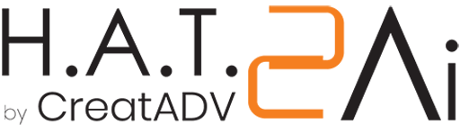 HAT2AI logo representing AI‑powered business intelligence platform